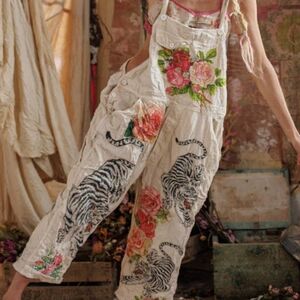 Magnolia Pearl Overalls(Birch Floral)
